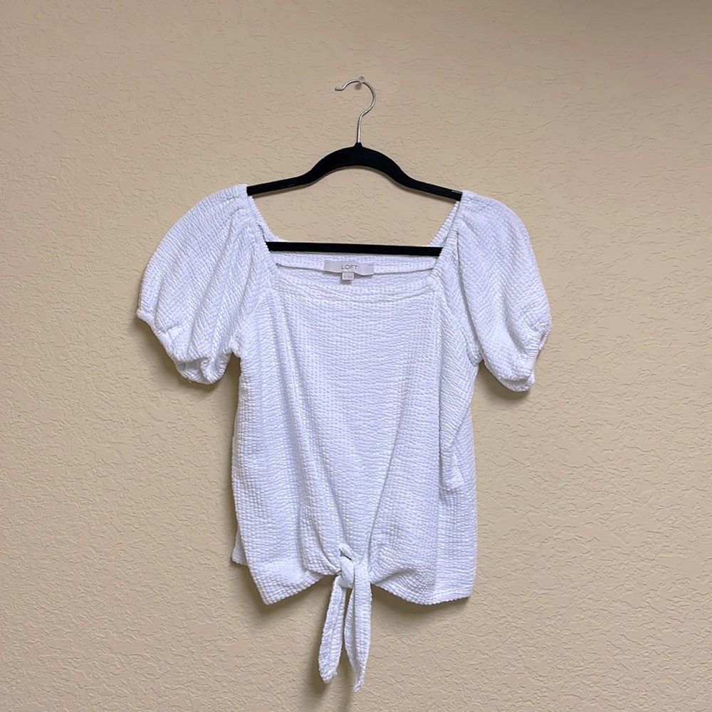 White XS Women’s Business Casual Shirt from Loft